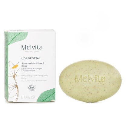 Melvita L'Or Vegetal Organic Exfoliating Smoothing Body Soap 125g