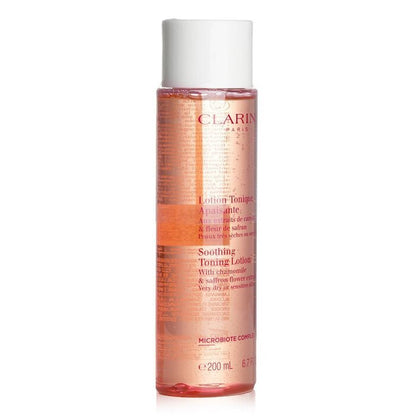 Clarins Soothing Toning Lotion with Chamomile & Saffron Flower Extracts - Very Dry or Sensitive Skin 200ml