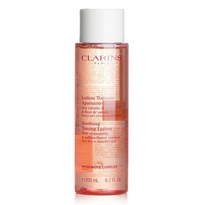 Clarins Soothing Toning Lotion with Chamomile & Saffron Flower Extracts - Very Dry or Sensitive Skin 200ml