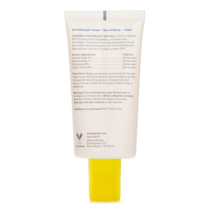 Supergoop Unseen Sunscreen SPF 50 50ml