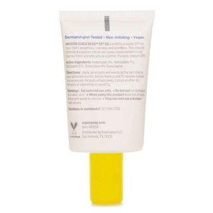 Supergoop Unseen Sunscreen SPF 50 20ml