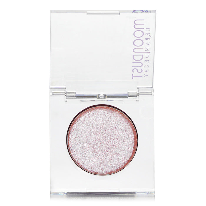 Urban Decay 24/7 Moondust Glitter Eyeshadow Singles - Crushin' Hard - Peachy Pink Base With Silver Micro Pearls 1.8g