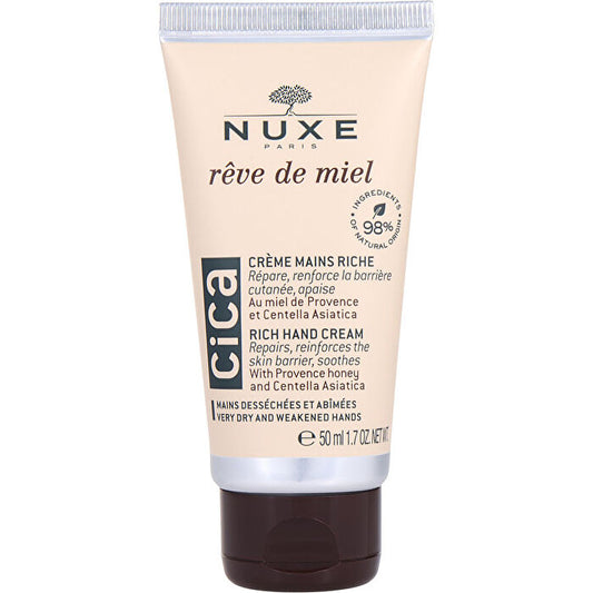 Nuxe Reve De Miel Cica Hand Cream Very Dry And Weakened Hands 50ml