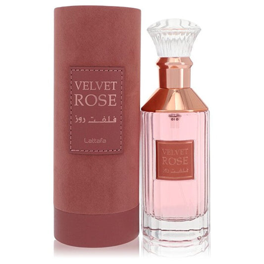 Lattafa Lattafa Velvet Rose Eau De Parfum Spray (Unisex) 100ml/3.4oz