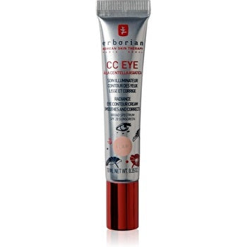 Erborian CC Eye Cream with Centella Asiatica Illuminating Moisturizing and Correcting Tinted Eye Cream SPF 20 10ml Light